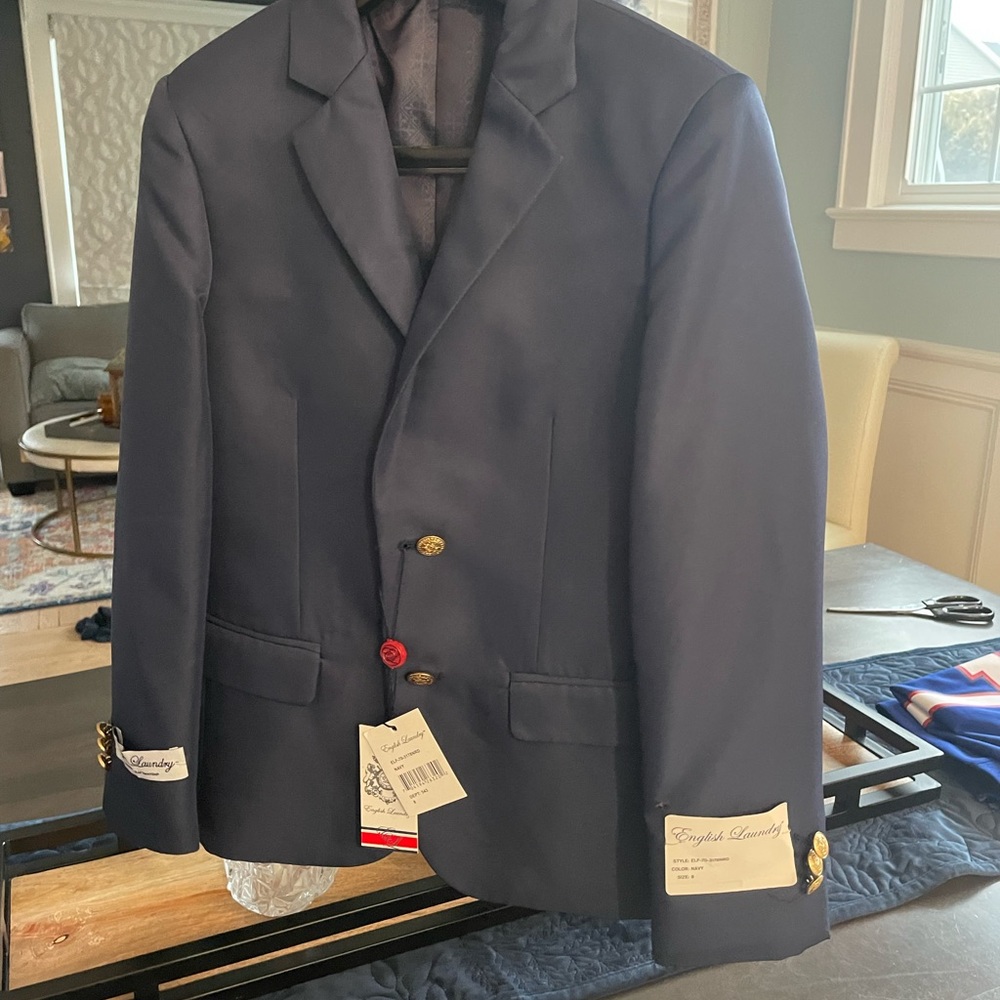 English Laundry youth size 8 NWT navy blazer